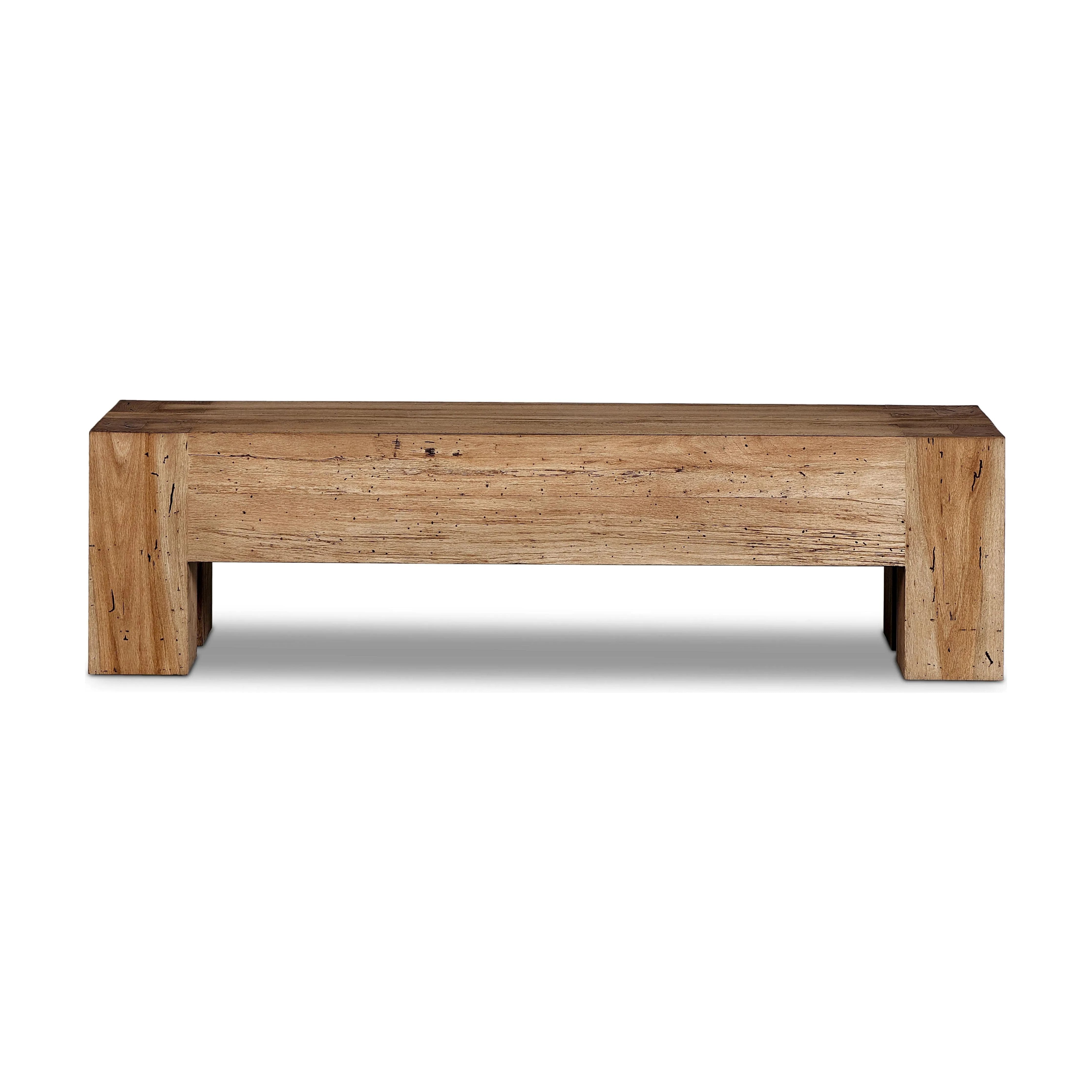 Featuring Abaso Rustic Wormwood Oak Accent Bench by Four Hands at Amethyst Home. Made from thick-cut oak veneer with a rustic finish made to emulate wormwood, featuring clean Parsons lines, chunky squared legs and dovetail joinery detailing.Overall Dimensions: 19.25"W x 70"L x 19"H
Collection: WessonColors: Black Mdf ,Rustic Wormwood OakMaterials: Engineere. Amethyst Home provides interior design, new home construction design consulting, vintage area rugs, and lighting in the Nashville metro area.