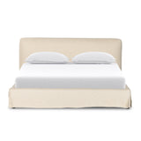 Featuring Aidan Natural Slipcover Bed by Four Hands at Amethyst Home. Dreamy European style slipcovered bed in a thick Belgian linen.  Low profile and timeless appeal.
Durable and soft to the touch, Libeco-sourced linens and linen blends are artisan-made without toxic chemicals. Slipcovered styles are fully removable and machine-washable for easy care.
King: Overall Dimensions: 84.25"W. Amethyst Home provides interior design, new construction, custom furniture and area rugs in the Miami metro area