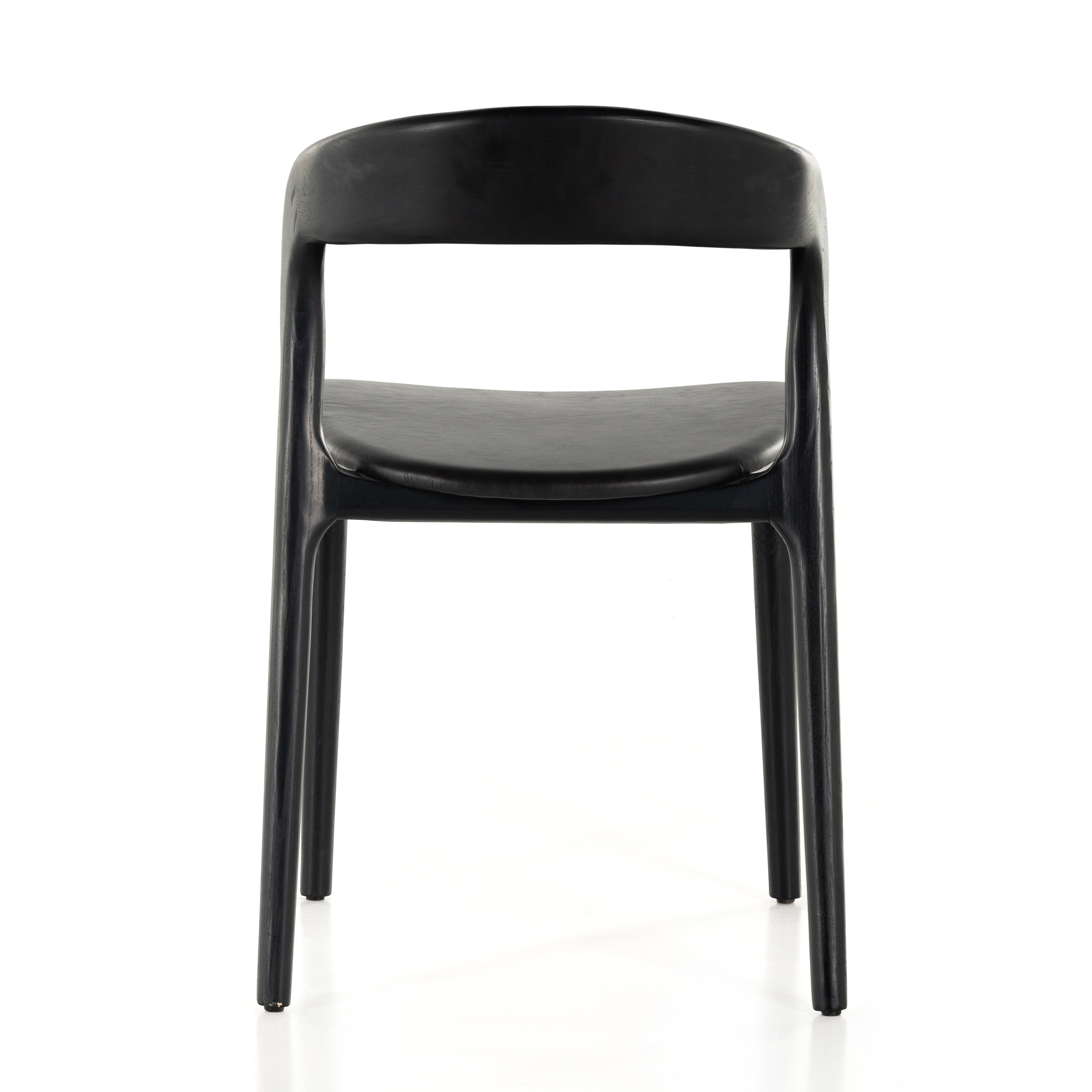 Featuring Amare Sonoma Black Dining Chair by Four Hands at Amethyst Home. Inspired by clean, simple Scandinavian styling, solid ash forms a shapely, open frame for top-grain leather seating.Overall Dimensions: 19"W x 22"L x 32"H
Collection: AllstonColors: Black ,Sonoma BlackMaterials: Solid Ash ,Top Grain Leather Weight: 12.39 lbsSeat Depth: 17.13"Seat Height: 18.98"Seat Constructio. Amethyst Home provides interior design, new construction, custom furniture, and area rugs in the Austin metro area.