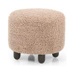 Featuring Aniston Andes Toast Ottoman by Four Hands at Amethyst Home. Place this round ottoman just about anywhere. Upholstered in a faux Mongolian shearling with a high pile fur in a toasty tan neutral hue. Burnt birch parawood legs add a touch of contrast.Overall Dimensions: 22.5"W x 22.5"L x 20.5"H
Collection: KensingtonColors: Andes Toast ,Burnt BirchMater. Amethyst Home provides interior design, new home construction design consulting, vintage area rugs, and lighting in the Austin metro area.