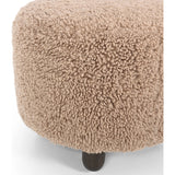 Featuring Aniston Andes Toast Ottoman by Four Hands at Amethyst Home. Place this round ottoman just about anywhere. Upholstered in a faux Mongolian shearling with a high pile fur in a toasty tan neutral hue. Burnt birch parawood legs add a touch of contrast.Overall Dimensions: 22.5"W x 22.5"L x 20.5"H
Collection: KensingtonColors: Andes Toast ,Burnt Bir. Amethyst Home provides interior design, new home construction design consulting, vintage area rugs, and lighting in the Winter Garden metro area.