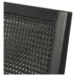 Featuring Antonia Black Armless Dining Chair by Four Hands at Amethyst Home. Mixed materials refresh a retro style. Brushed ebony cane frames top-grain leather seating with slight distressing, bringing more character to the seat.
Collection: KestonColors: Brushed Ebony Cane ,Brushed Ebony ,Sonoma BlackMaterials: Cane ,Solid Nettlewood ,Top Grain LeatherOverall Dimensions: 22.25". Amethyst Home provides interior design, new construction, custom furniture, and area rugs in the Scottsdale metro area.