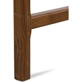 Featuring Arturo Natural Walnut Desk by Four Hands at Amethyst Home. Made from solid walnut in a classic natural finish, a slim-profile desk features three drawers to keep frequently used items on hand.Overall Dimensions: 59.75"W x 22.25"L x 31"H
Collection: WallisColors: Natural WalnutMaterials: Solid Walnut Dimentions: 22.25 in x 59.75 in x 31.0 in Weight. Amethyst Home provides interior design, new home construction design consulting, vintage area rugs, and lighting in the Calabasas metro area.