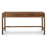 Featuring Arturo Natural Walnut Desk by Four Hands at Amethyst Home. Made from solid walnut in a classic natural finish, a slim-profile desk features three drawers to keep frequently used items on hand.Overall Dimensions: 59.75"W x 22.25"L x 31"H
Collection: WallisColors: Natural WalnutMaterials: Solid Walnut Dimentions: 22.25 in x 59.75 in x 31.0 in Weight: . Amethyst Home provides interior design, new home construction design consulting, vintage area rugs, and lighting in the Houston metro area.