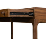 Featuring Arturo Natural Walnut Desk by Four Hands at Amethyst Home. Made from solid walnut in a classic natural finish, a slim-profile desk features three drawers to keep frequently used items on hand.Overall Dimensions: 59.75"W x 22.25"L x 31"H
Collection: WallisColors: Natural WalnutMaterials: Solid Walnut Dimentions: 22.25 in x 59.75 in x 31.0 in Weight:. Amethyst Home provides interior design, new home construction design consulting, vintage area rugs, and lighting in the Monterey metro area.