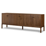Featuring Arturo Natural Walnut Sideboard by Four Hands at Amethyst Home. Inspired by campaign-style furniture of the 1800s �