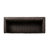 Featuring Augustine Deacon Wolf Sofa by Four Hands at Amethyst Home. Luxurious top-grain leather seating takes on a deep brown hue with dramatic channeling, for trend-forward texture and sumptuous sit.Overall Dimensions: 88"W x 35"L x 26.50"H
Collection: GraysonColors: Deacon WolfMaterials: Top Grain Leather Weight: 105.8 lbsSeat Depth: 24"Seat Height: 17"Arm Height from Floor: 2. Amethyst Home provides interior design, new construction, custom furniture, and area rugs in the Park City metro area.