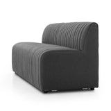 Featuring Augustine Dining Bench Pieces in Fiqa Boucle Charcoal by Four Hands at Amethyst Home. We love the dramatic channeling, for trend-forward texture and sumptuous sit with this Augustine Dining Bench Pieces. Comfy and perfect for gathering the whole family. 
Choose your pieces:Chair: 25"W x 28"L x 31.50"HCorner Chair: 28"W x 28"L x 31.50"HChair + Half: 38. Amethyst Home provides interior design, new home construction design consulting, vintage area rugs, and lighting in the Miami metro area.