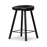 Featuring Barrett Counter Stool - Matte Black by Four Hands at Amethyst Home. The Barrett Matte Black Bar and Counter Stool is sculpted for comfort. Crafted from rich parawood, black iron stretchers lend an updated look to simply styled bar or counter seating finished in a sleek matte black.
Colors: Matte Black Parawood, Matte Black IronMaterials: Solid Parawood, IronWeight: 13.89 . Amethyst Home provides interior design, new construction, custom furniture, and rugs for the Kansas City metro area.