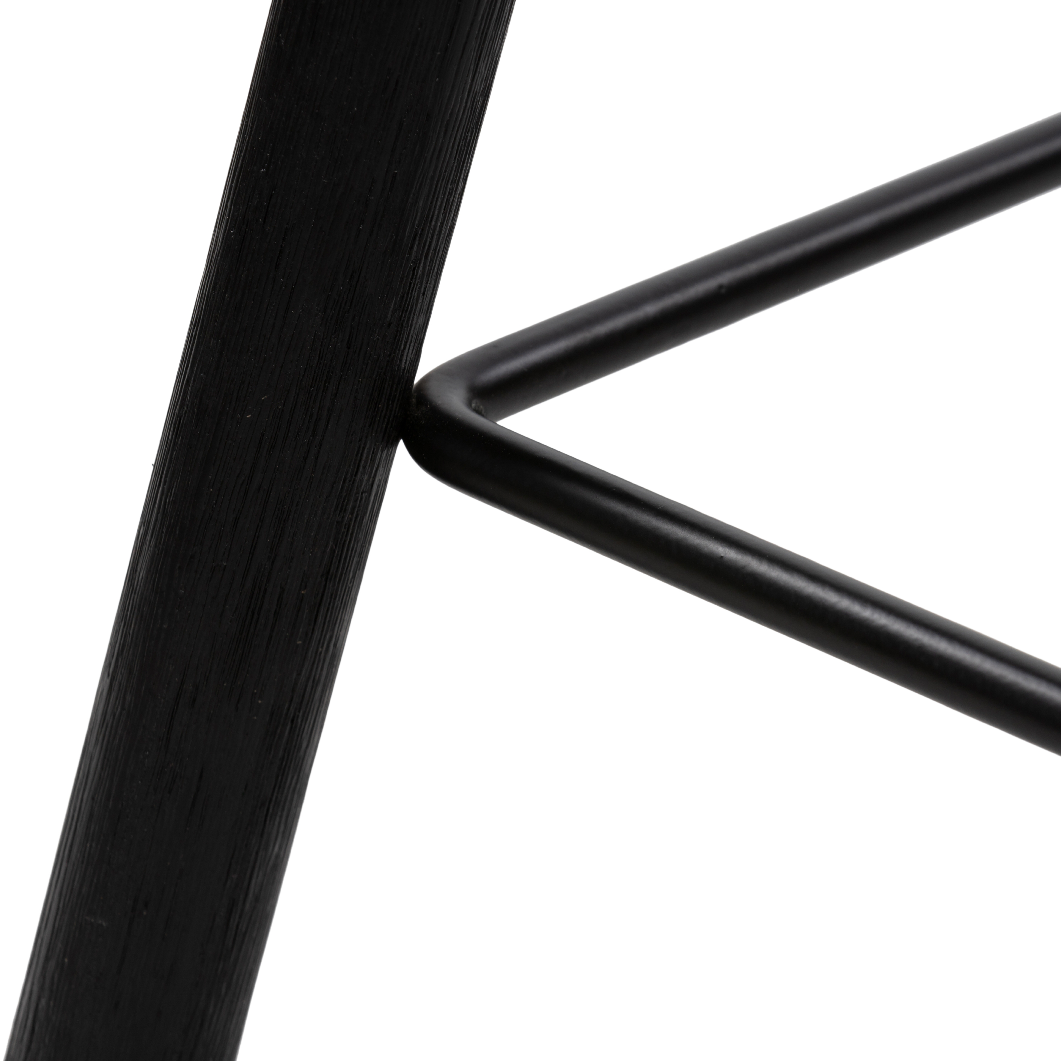 Featuring Barrett Counter Stool - Matte Black by Four Hands at Amethyst Home. The Barrett Matte Black Bar and Counter Stool is sculpted for comfort. Crafted from rich parawood, black iron stretchers lend an updated look to simply styled bar or counter seating finished in a sleek matte black.
Colors: Matte Black Parawood, Matte Black IronMaterials: Solid Parawood, IronWeight: 13.89 lb. Amethyst Home provides interior design, new construction, custom furniture, and rugs for the Nashville metro area.