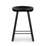 Featuring Barrett Counter Stool - Matte Black by Four Hands at Amethyst Home. The Barrett Matte Black Bar and Counter Stool is sculpted for comfort. Crafted from rich parawood, black iron stretchers lend an updated look to simply styled bar or counter seating finished in a sleek matte black.
Colors: Matte Black Parawood, Matte Black IronMaterials: Solid Parawood, Ir. Amethyst Home provides interior design, new construction, custom furniture, and rugs for the Omaha and Lincoln, Nebraska metro area.