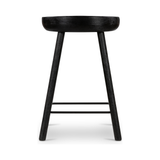 Featuring Barrett Counter Stool - Matte Black by Four Hands at Amethyst Home. The Barrett Matte Black Bar and Counter Stool is sculpted for comfort. Crafted from rich parawood, black iron stretchers lend an updated look to simply styled bar or counter seating finished in a sleek matte black.
Colors: Matte Black Parawood, Matte Black IronMaterials: Solid Parawoo. Amethyst Home provides interior design, new construction, custom furniture, and rugs for the Winter Park and Orlando, Florida metro area.