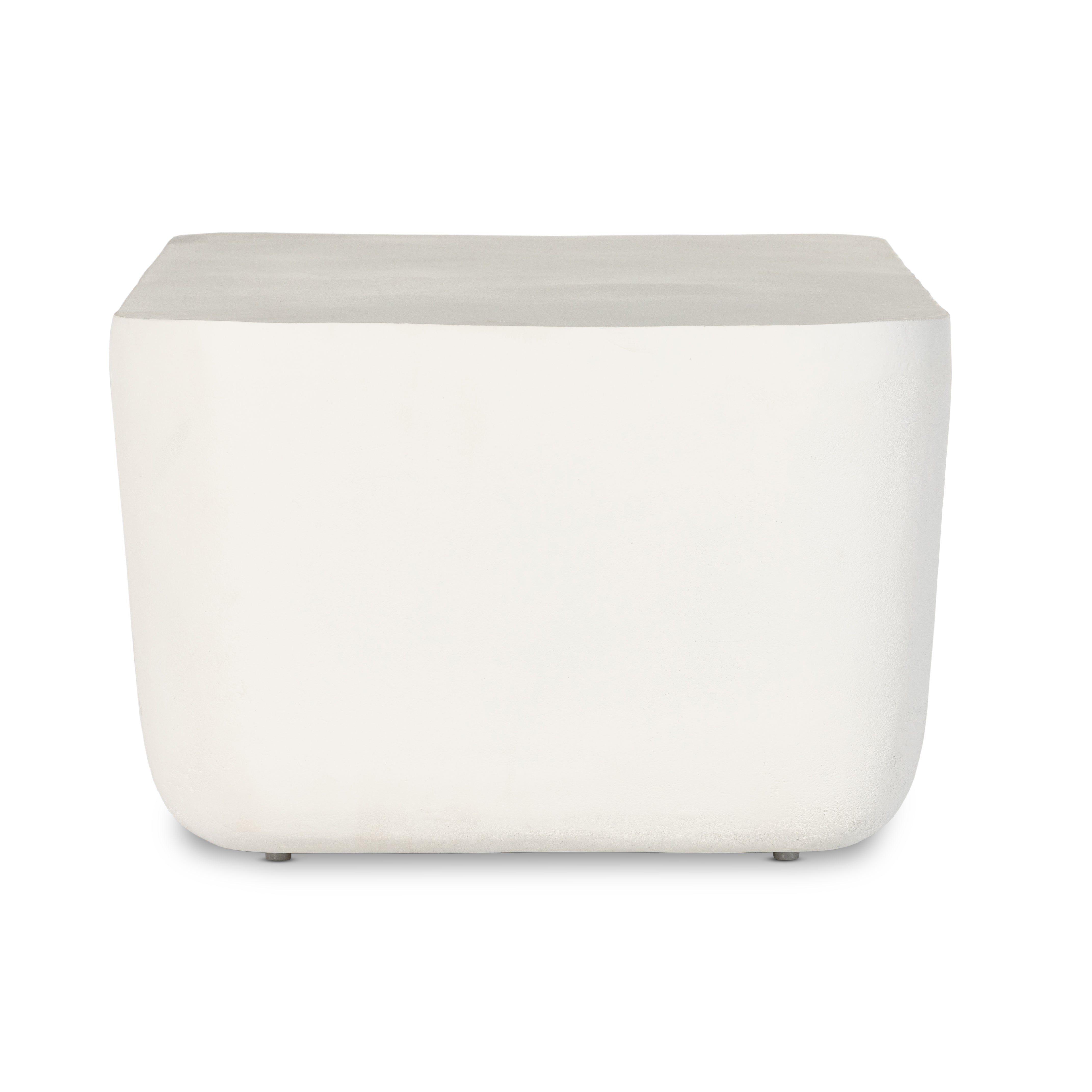 Featuring Basil Large Outdoor Rectangle Coffee Table by Four Hands at Amethyst Home. With organic curved edges and a hollow metal profile, this Basil coffee table is an Amethyst favorite.  Easy to wipe and we love how the modern look pops against your favorite seasonal flowers.
Overall Dimensions: 50"W x 25"L x 16"HColors: Matte White Cast AluminumMaterials: AluminumWeight: 119.5. Amethyst Home provides interior design, new construction, custom furniture and area rugs in the Los Angeles metro area