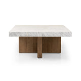 Featuring Bellamy White Carrera Marble Rectangular Coffee Table by Four Hands at Amethyst Home. Structured lines and wide proportions fuse for a mixed material coffee table of smoked oak and polished marble.Collection: HughesColors: White Carrera Marble ,Smoked Oak VeneerMaterials: Carrara Solid ,Thick Oak Veneer ,Poplar Plywood Weight: 207.23 lbs. Amethyst Home provides interior design, new home construction design consulting, vintage area rugs, and lighting in the Portland metro area.