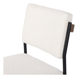 Featuring Benton Fayette Cloud Stool by Four Hands at Amethyst Home. Bring a crisp, clean look to the counter. Slim, black-finished iron forms an airy frame for pristinely tailored performance fabric, with solid oak decking for an eye-catching material mix. Performance fabrics are specially created to withstand spills, stains, high traffic and wear, ensuring long-term comfort an. Amethyst Home provides interior design, new construction, custom furniture, and area rugs in the Alpharetta metro area.