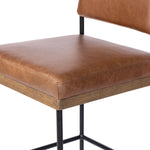 Featuring Benton Sonoma Chestnut Stool by Four Hands at Amethyst Home. Simple and streamlined with thoughtful details. Slim, black-finished round stock iron solid wood decking, plus tan top-grain leather seating for modernity. A stylish staple for any counter.
Counter Stool: 19.75"w x 23.00"d x 40.00"h
Bar Stool: 19.75"w x 23.00"d x 44.00"h
Collection: AshfordColors: Sonoma Ches. Amethyst Home provides interior design, new construction, custom furniture, and area rugs in the Alpharetta metro area.