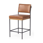 Featuring Benton Sonoma Chestnut Stool by Four Hands at Amethyst Home. Simple and streamlined with thoughtful details. Slim, black-finished round stock iron solid wood decking, plus tan top-grain leather seating for modernity. A stylish staple for any counter.
Counter Stool: 19.75"w x 23.00"d x 40.00"h
Bar Stool: 19.75"w x 23.00"d x 44.00"h
Collection: AshfordColors: Sonoma Chestnu. Amethyst Home provides interior design, new construction, custom furniture, and area rugs in the Houston metro area.