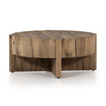 Featuring Bingham Rustic Oak Coffee Table by Four Hands at Amethyst Home. An organic-spirited statement piece. A drum-style coffee table of character-rich oak and veneers rests within a sculptural cradle base of matching rustic oak with beautiful highs and lows.
Collection: WessonColors: Rustic Oak VeneerMaterials: Thick Oak VeneerOverall Dimensions: 41.50"W x 41.50"L x 17.75"H . Amethyst Home provides interior design, new construction, custom furniture, and area rugs in the Washington metro area.