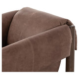 Featuring Boden Palermo Cigar Chair by Four Hands at Amethyst Home. This vintage-inspired chair features deep cushioning for a relaxed, sink-in feel. Designed with cushion-wrapped arms and upholstered in a signature leather in a rich cigar shade. Parawood frame brings a monotone moment to the entire piece.Overall Dimensions: 40.5"W x 36"L x 30"H
Collection:. Amethyst Home provides interior design, new home construction design consulting, vintage area rugs, and lighting in the Charlotte metro area.