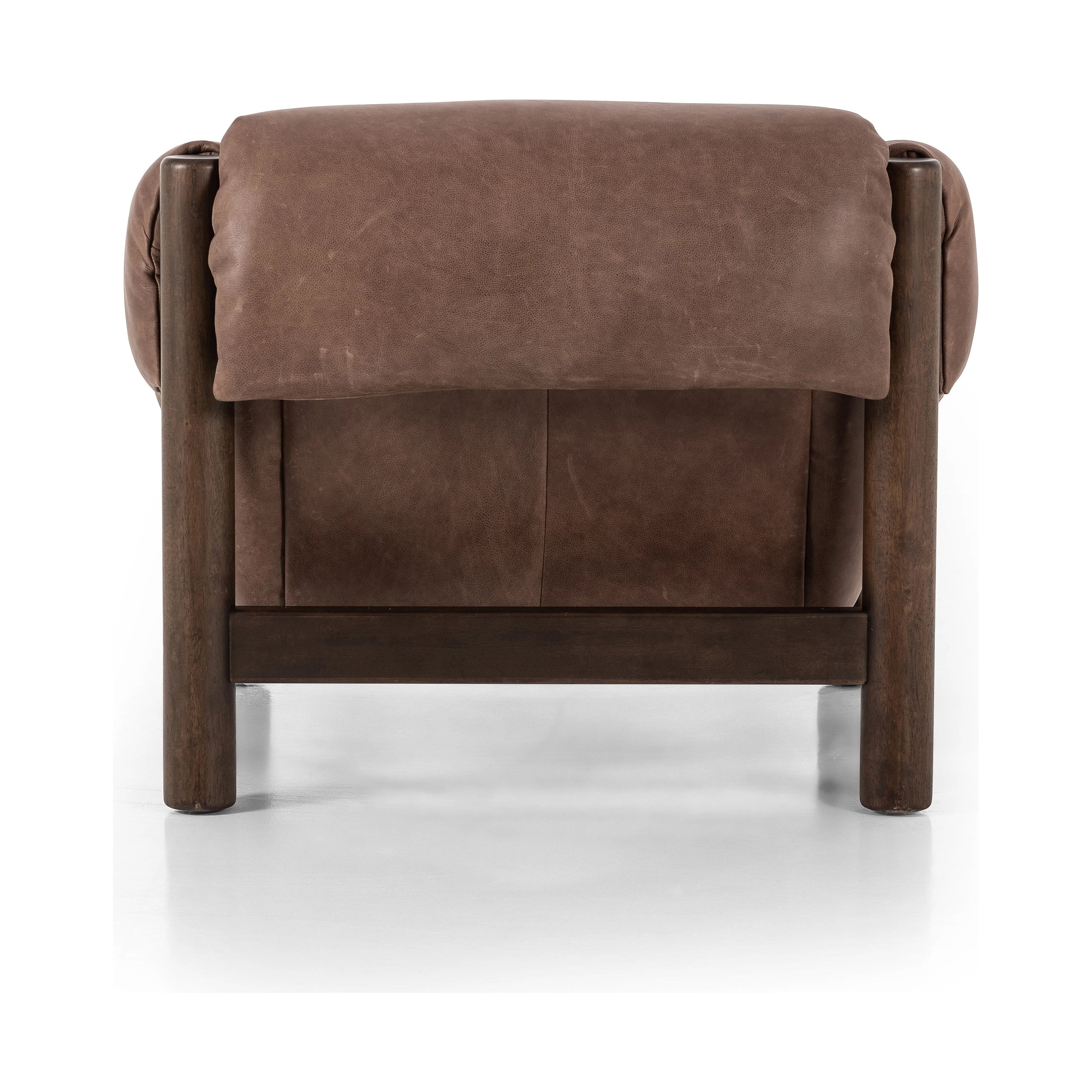 Featuring Boden Palermo Cigar Chair by Four Hands at Amethyst Home. This vintage-inspired chair features deep cushioning for a relaxed, sink-in feel. Designed with cushion-wrapped arms and upholstered in a signature leather in a rich cigar shade. Parawood frame brings a monotone moment to the entire piece.Overall Dimensions: 40.5"W x 36"L x 30"H
Collection: Ken. Amethyst Home provides interior design, new home construction design consulting, vintage area rugs, and lighting in the Miami metro area.