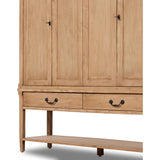 Featuring Brimley Aged Light Pine Wide Cabinet by Four Hands at Amethyst Home. Inspired by clean Scandinavian design, a light finish balances the large scale of solid pine cabinetry. Interior shelving plus dual drawers bring bonus storage options to any space.Overall Dimensions: 19"W x 60"L x 69"H
Collection: CordellaColors: Aged Light Pine ,Distressed Copp. Amethyst Home provides interior design, new home construction design consulting, vintage area rugs, and lighting in the San Diego metro area.