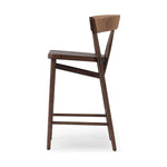 Featuring Buxton Drifted Oak-Bar Stool by Four Hands at Amethyst Home. A solid oak bar stool defined by tapered legs and framing gives an updated look to the classic whistler chair. Finished with a paper rush wrapped detail on the back.Overall Dimensions: 19.25"W x 22.25"L x 42.75"H
Collection: AllstonColors: Drifted Oak ,Natural Paper RushMaterials: Solid Oak ,Rush Dimentions: 22.2. Amethyst Home provides interior design, new construction, custom furniture, and area rugs in the Dallas metro area.