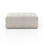 Featuring Langham Napa Sandstone Ottoman by Four Hands at Amethyst Home. Wide, vertical channels and low styling speaks to modish Italian influence. Sandstone-colored covering and modular components allow for versatility in any space. Ottoman to matching sectional. Performance fabrics are specially created to withstand spills, stains, high traffic and wear, en. Amethyst Home provides interior design, new home construction design consulting, vintage area rugs, and lighting in the Austin metro area.