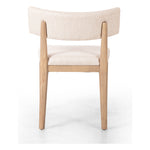 Featuring Cardell Essence Natural Dining Chair by Four Hands at Amethyst Home. Natural parawood forms a curved barrel back for a shapely take on everyday dining, with textural off-white fabric that moves between styles with ease.Collection: CaswellColors: Essence Natural ,Washed Natural ParawoodMaterials: 49Vi,22Li,18Pl,11Co ,Solid Parawood Weight: 16.53 lbs. Amethyst Home provides interior design, new construction, custom furniture, and area rugs in the Newport Beach metro area.