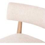 Featuring Cardell Essence Natural Dining Chair by Four Hands at Amethyst Home. Natural parawood forms a curved barrel back for a shapely take on everyday dining, with textural off-white fabric that moves between styles with ease.Collection: CaswellColors: Essence Natural ,Washed Natural ParawoodMaterials: 49Vi,22Li,18Pl,11Co ,Solid Parawood Weight: 16.53 lbs. Amethyst Home provides interior design, new construction, custom furniture, and area rugs in the Washington metro area.