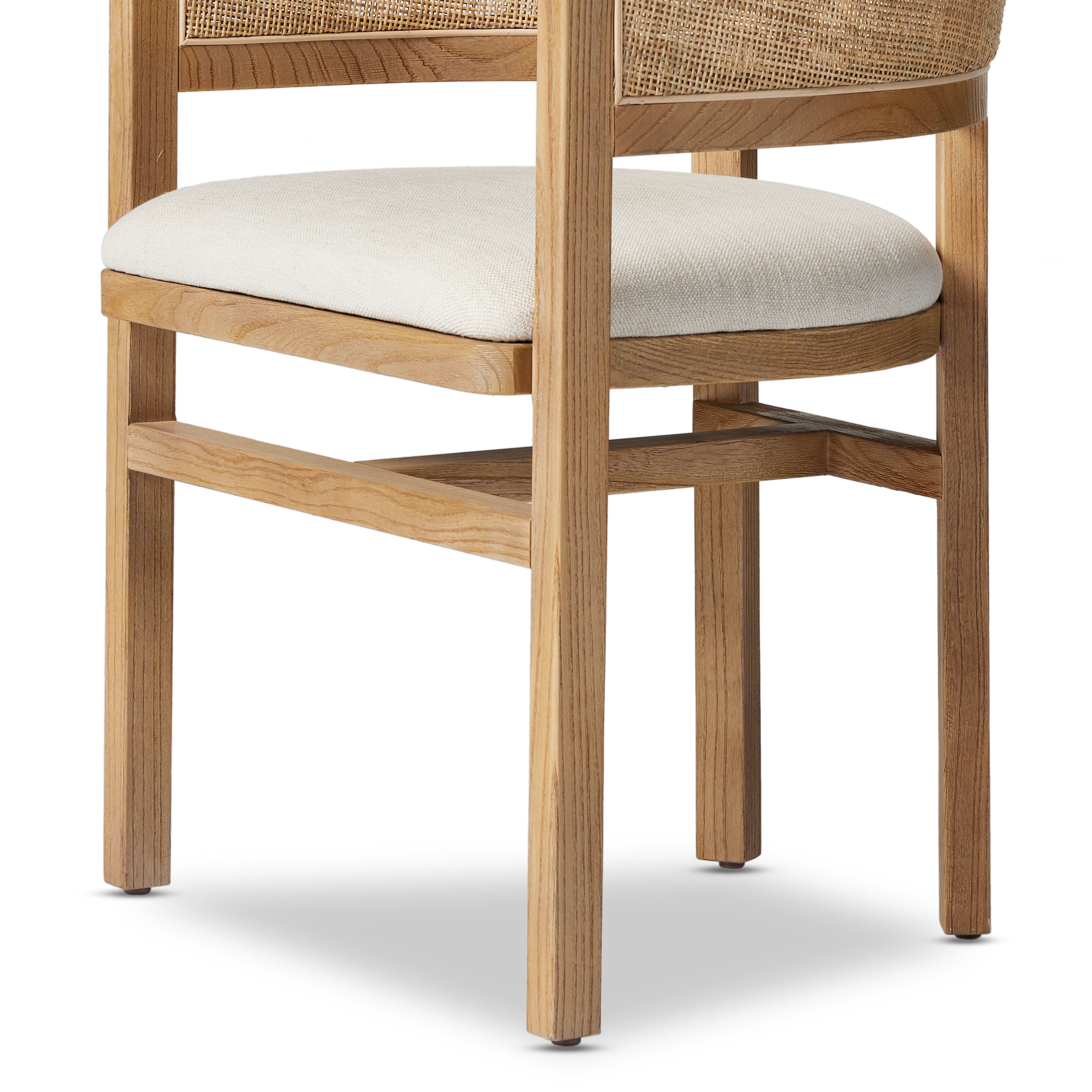 Featuring Cordoba Bergamo Parchmnt Dining Armchair by Four Hands at Amethyst Home. A barrel-back dining chair meets solid parawood with crosshatch cane paneling, for a shapely and textural take on everyday dining.Overall Dimensions: 22.50"W x 21.25"L x 29.50"H
Collection: KestonColors: Natural Crosshatch Cane ,Natural Nettlewood ,Bergamo ParchmentMaterials: Cane ,Solid Nettlewood ,. Amethyst Home provides interior design, new construction, custom furniture, and area rugs in the Seattle metro area.