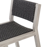 Featuring Delano Grey Outdoor Bar Stool by Four Hands at Amethyst Home. A textural take on outdoor bar styling, weathered grey teak welcomes thick, handwoven rope seating in an inviting grey. Safe for outdoor spaces. Cover or store indoors during inclement weather and when not in use.Overall Dimensions: 19.75"W x 24"L x 40.50"H
Collection: SolanoColors: Thick Dark Grey Rope ,Weathere. Amethyst Home provides interior design, new construction, custom furniture, and area rugs in the Tampa metro area.