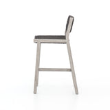 Featuring Delano Grey Outdoor Bar Stool by Four Hands at Amethyst Home. A textural take on outdoor bar styling, weathered grey teak welcomes thick, handwoven rope seating in an inviting grey. Safe for outdoor spaces. Cover or store indoors during inclement weather and when not in use.Overall Dimensions: 19.75"W x 24"L x 40.50"H
Collection: SolanoColors: Thick Dark Grey Rope ,Wea. Amethyst Home provides interior design, new construction, custom furniture, and area rugs in the Washington metro area.