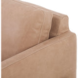 Featuring Diana Palermo Nude Sofa by Four Hands at Amethyst Home. Buttery leather in a chic palette, the Diana sofa is charming and ultra comfy.  The wooden frame detail is an extra special touch.
Collection: KensingtonColors: Palermo Nude ,Natural Whitewash AshMaterials: Top Grain Leather ,Solid AshOverall Dimensions: 84"W x 36"L x 32"H Weight: 134.5 lbsSeat Depth: 23.5" Seat . Amethyst Home provides interior design, new construction, custom furniture, and area rugs in the Los Angeles metro area.