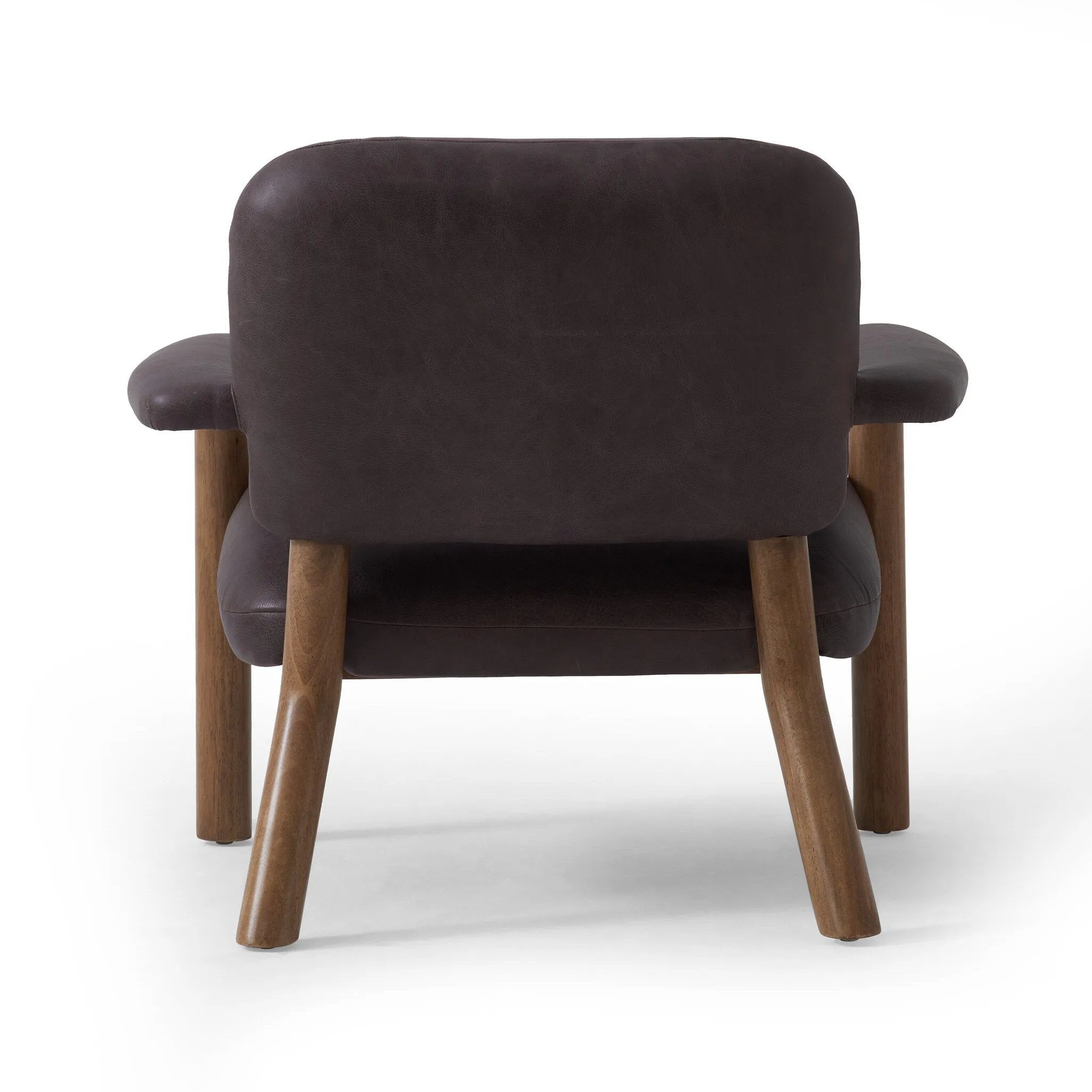 Featuring Eisley Tumble Waxed Slate Accent Chair by Four Hands at Amethyst Home. Sleek and inviting, this wood-meets-leather arm chair is timeless in any context. Large cylindrical legs support the upholstered back and seat, which are covered in bark-colored top-grain leather. Spring suspension adds comfort and durability to the seat cushion.
Collection: . Amethyst Home provides interior design, new home construction design consulting, vintage area rugs, and lighting in the Kansas City metro area.