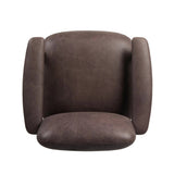 Featuring Eisley Tumble Waxed Slate Accent Chair by Four Hands at Amethyst Home. Sleek and inviting, this wood-meets-leather arm chair is timeless in any context. Large cylindrical legs support the upholstered back and seat, which are covered in bark-colored top-grain leather. Spring suspension adds comfort and durability to the seat cushion.
Collection: Carneg. Amethyst Home provides interior design, new home construction design consulting, vintage area rugs, and lighting in the Miami metro area.