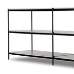 Featuring Felix Large Console Table by Four Hands at Amethyst Home. Hammered grey-finished iron frames three tiers of polished white marble, for an open look with plenty of surface space.
Overall Dimensions: 78"W x 20"L x 31"HColors: Hammered Grey W/Clear Powder Coat , Polished White MarbleMaterials: Iron , Solid MarbleWeight: 343.17Clearance from Floor: 4"Distance Between Leg. Amethyst Home provides interior design, new construction, custom furniture and area rugs in the Salt Lake City metro area