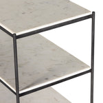 Featuring Felix Large Console Table by Four Hands at Amethyst Home. Hammered grey-finished iron frames three tiers of polished white marble, for an open look with plenty of surface space.
Overall Dimensions: 78"W x 20"L x 31"HColors: Hammered Grey W/Clear Powder Coat , Polished White MarbleMaterials: Iron , Solid MarbleWeight: 343.17Clearance from Floor: 4"Distance Between Legs (Fr. Amethyst Home provides interior design, new construction, custom furniture and area rugs in the San Diego metro area