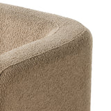 Inspired by vintage flea market finds, the Gidget Sheepskin Camel Sofa is a faux shearling-upholstered sofa pairs that is simple silhouette with clean, sweeping curves. Bench-seat cushioning plus feather-blend seating for total comfort. Amethyst Home provides interior design services, furniture, rugs, and lighting in the Salt Lake City metro area.