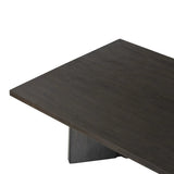 Featuring Huxley Smoked Black Veneer Coffee Table by Four Hands at Amethyst Home. A smoked black finish delivers a character-rich look to a rectangular coffee table. Angled panel legs up the intrigue factor.Collection: HaidenColors: Smoked Black VeneerMaterials: Thick Oak Veneer ,Solid Oak Weight: 85.98 lbs. Amethyst Home provides interior design, new home construction design consulting, vintage area rugs, and lighting in the Tampa metro area.