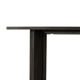Featuring Huxley Smoked Black Veneer Console Table by Four Hands at Amethyst Home. A smoked black finish delivers a character-rich look to an open-style console table. Angled panel legs up the intrigue factor.Collection: HaidenColors: Smoked Black VeneerMaterials: Thick Oak Veneer ,Engineered Hardwood Weight: 90.39 lbs. Amethyst Home provides interior design, new home construction design consulting, vintage area rugs, and lighting in the Miami metro area.