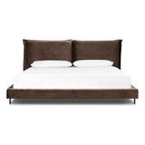 Featuring Inwood Surrey Cocoa-King Bed by Four Hands at Amethyst Home. Bring a billowy look to the bedroom. Oversized pillow-like cushioning creates the headboard for this low-profile bed, for a sophisticated-while-cozy look.Overall Dimensions: 95.25"W x 91"L x 43.5"H
Collection: EastonColors: Surrey Cocoa ,GunmetalMaterials: 76.8% Co, 23.2% Pl ,Iron Weight: 2. Amethyst Home provides interior design, new home construction design consulting, vintage area rugs, and lighting in the Austin metro area.
