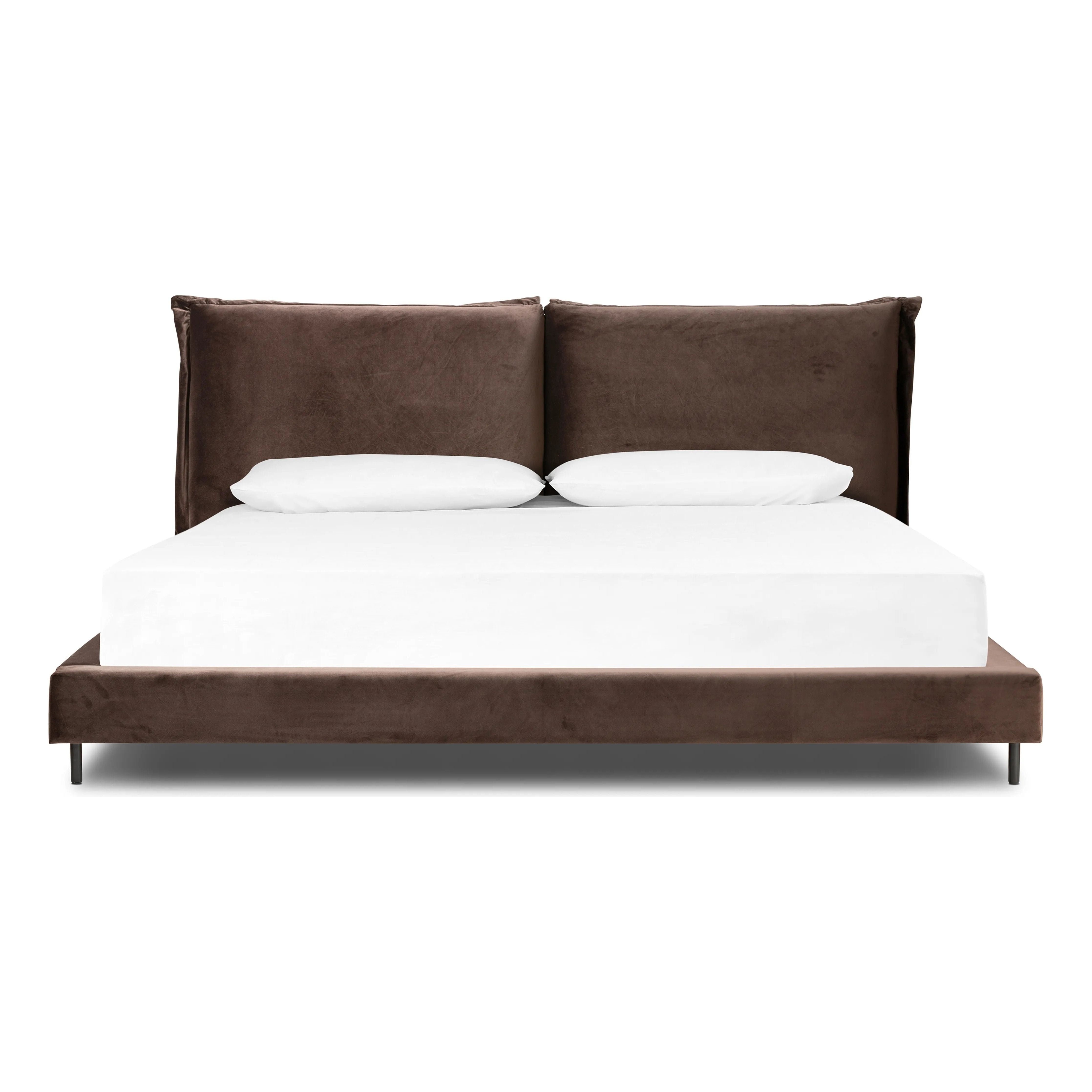 Featuring Inwood Surrey Cocoa-King Bed by Four Hands at Amethyst Home. Bring a billowy look to the bedroom. Oversized pillow-like cushioning creates the headboard for this low-profile bed, for a sophisticated-while-cozy look.Overall Dimensions: 95.25"W x 91"L x 43.5"H
Collection: EastonColors: Surrey Cocoa ,GunmetalMaterials: 76.8% Co, 23.2% Pl ,Iron Weight: 2. Amethyst Home provides interior design, new home construction design consulting, vintage area rugs, and lighting in the Austin metro area.
