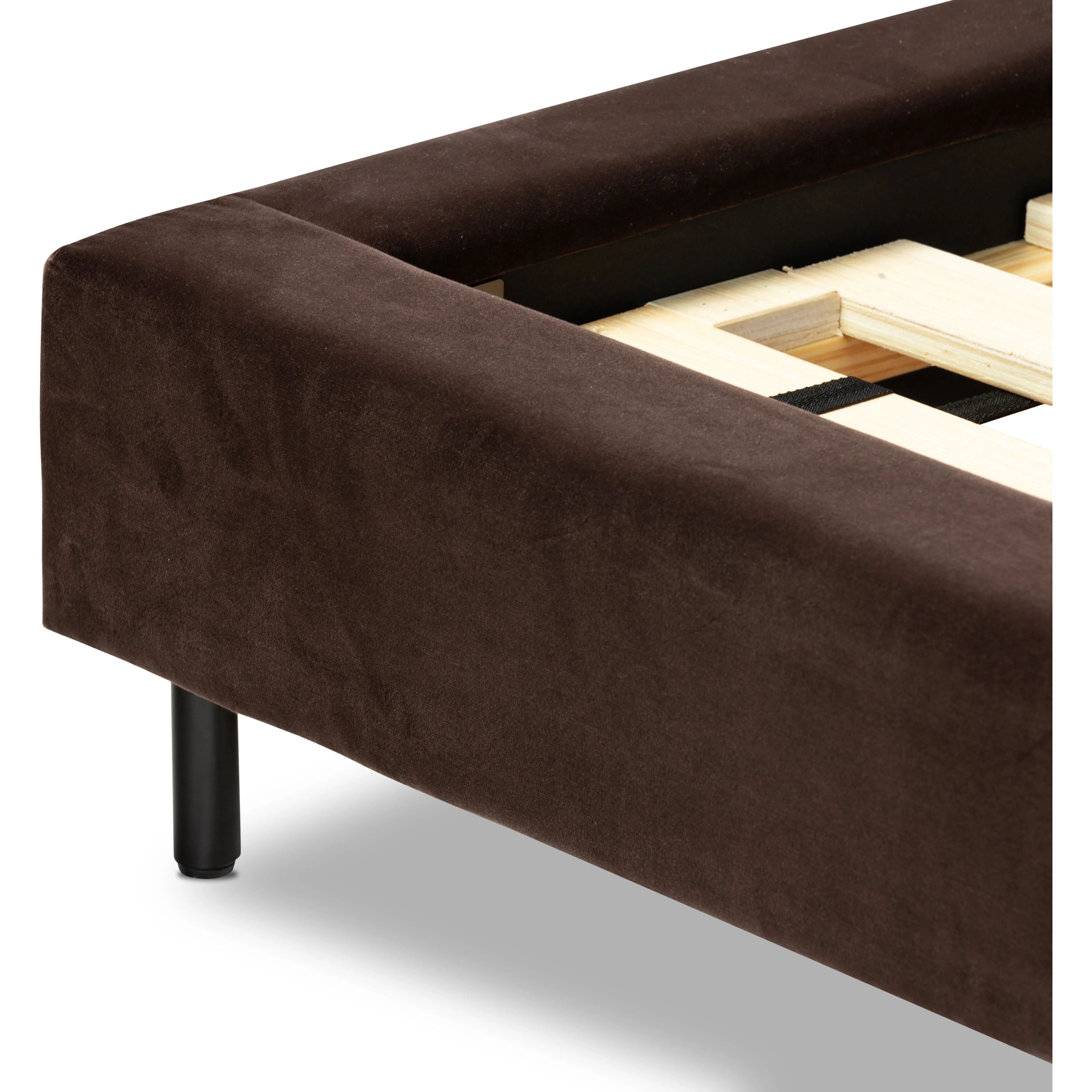 Featuring Inwood Surrey Cocoa-King Bed by Four Hands at Amethyst Home. Bring a billowy look to the bedroom. Oversized pillow-like cushioning creates the headboard for this low-profile bed, for a sophisticated-while-cozy look.Overall Dimensions: 95.25"W x 91"L x 43.5"H
Collection: EastonColors: Surrey Cocoa ,GunmetalMaterials: 76.8% Co, 23.2% Pl ,Iron Weight:. Amethyst Home provides interior design, new home construction design consulting, vintage area rugs, and lighting in the Portland metro area.