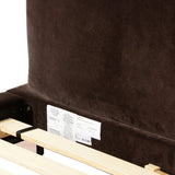 Featuring Inwood Surrey Cocoa-King Bed by Four Hands at Amethyst Home. Bring a billowy look to the bedroom. Oversized pillow-like cushioning creates the headboard for this low-profile bed, for a sophisticated-while-cozy look.Overall Dimensions: 95.25"W x 91"L x 43.5"H
Collection: EastonColors: Surrey Cocoa ,GunmetalMaterials: 76.8% Co, 23.2% Pl ,Iron Weigh. Amethyst Home provides interior design, new home construction design consulting, vintage area rugs, and lighting in the Scottsdale metro area.