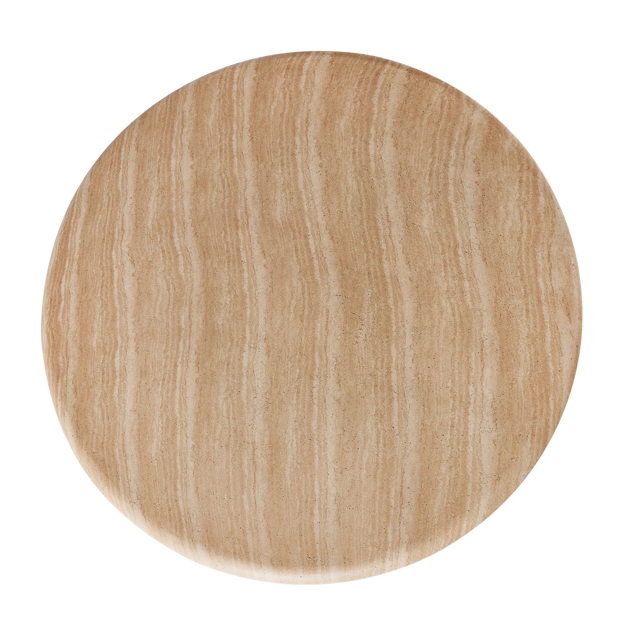 Featuring Janice Sand Striae Coffee Table by Four Hands at Amethyst Home. A beautiful dome-shaped pedestal base supports a rounded tabletop with bullnose edges. Made from cast concrete with a water-transfer finish which resemble natural stone.Collection: ChandlerColors: Sand StriaeMaterials: Concrete Weight: 160.94 lbs. Amethyst Home provides interior design, new home construction design consulting, vintage area rugs, and lighting in the Los Angeles metro area.