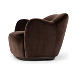 Featuring Julius Surrey Cocoa Swivel Chair by Four Hands at Amethyst Home. Velvety chocolate-brown upholstery pairs with an S-spring seat and enveloped frame for an inviting look and feel on this 360-degree swivel chair.
Collection: WestgateColors: Sienna Brown, Surrey CocoaMaterials: Solid Parawood, 76.8% Co, 23.2% PlOverall Dimensions: 35"W x 36"L x 29.50"HWeight: 63.93 lbsSe. Amethyst Home provides interior design, new construction, custom furniture, and area rugs in the Kansas City metro area.