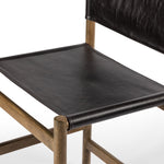 Featuring Kena Sonoma Black Bar + Counter Stool by Four Hands at Amethyst Home. Solid parawood forms a simple, vintage-inspired frame for sling-style seating of black top-grain leather exclusive to Four Hands. Perfectly sized for the counter.
Collection: WestgateColors: Sonoma Black ,Vintage NaturalMaterials: Top Grain Leather ,Solid Parawood Weight: 15.43 lbs. Amethyst Home provides interior design, new construction, custom furniture, and area rugs in the Kansas City metro area.