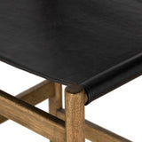 Featuring Kena Sonoma Black Bar + Counter Stool by Four Hands at Amethyst Home. Solid parawood forms a simple, vintage-inspired frame for sling-style seating of black top-grain leather exclusive to Four Hands. Perfectly sized for the counter.
Collection: WestgateColors: Sonoma Black ,Vintage NaturalMaterials: Top Grain Leather ,Solid Parawood Weight: 15.43 lbs. Amethyst Home provides interior design, new construction, custom furniture, and area rugs in the Seattle metro area.