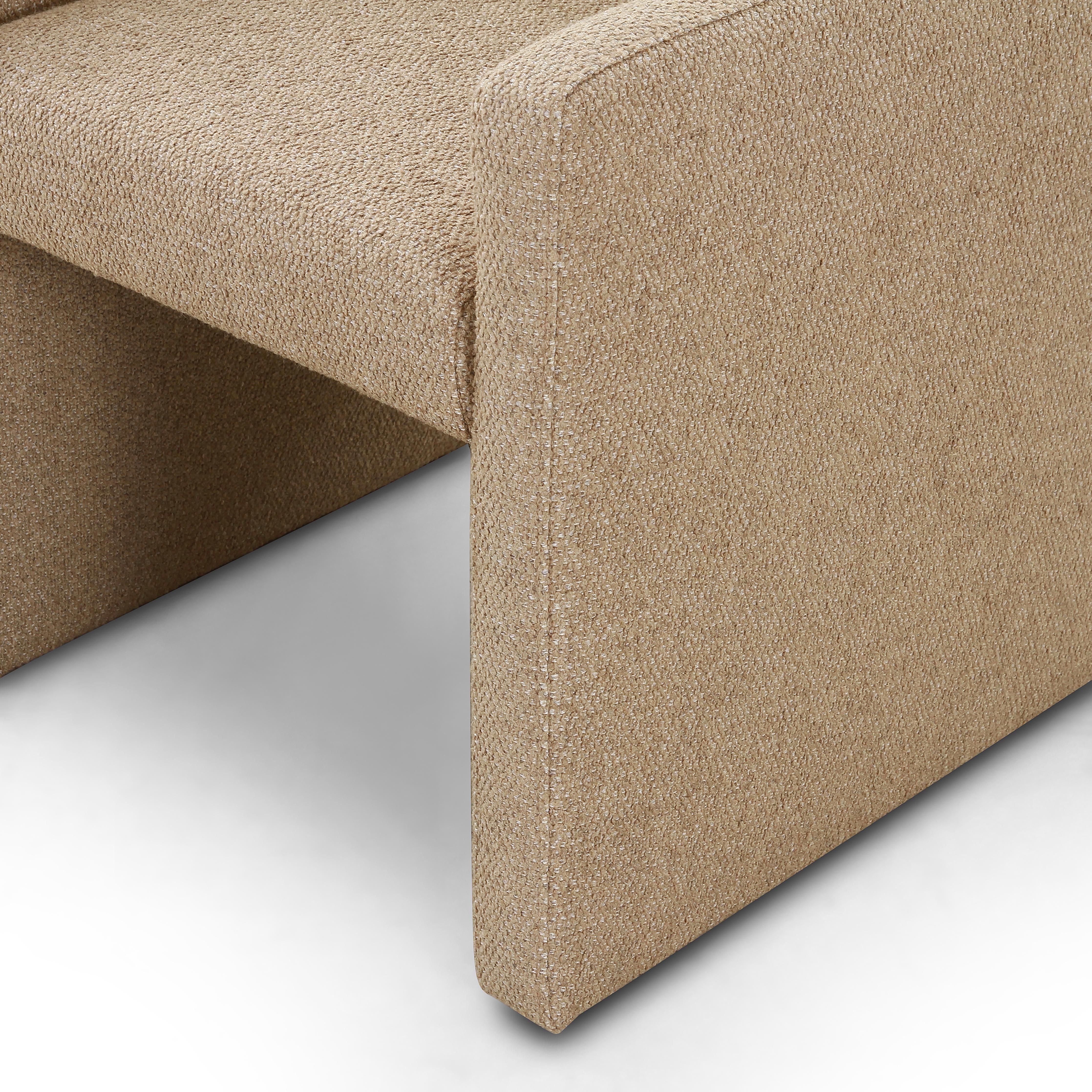 Featuring Tori Heron Sand Dining Chair by Four Hands at Amethyst Home. The loveliest camel textured dining chair.  Perfect for a modern dining room or pair with your favorite desk for all-day comfort.
Overall Dimensions: 25.50"W x 25"L x 33"HColors: Heron SandMaterials: Poly Acrylic Blend
Seat Depth: 19"Seat Height: 20"Arm Height from Floor: 25"Arm Height fr. Amethyst Home provides interior design, new home construction design consulting, vintage area rugs, and lighting in the Monterey metro area.