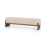 Featuring Kirby Solema Cream Accent Bench by Four Hands at Amethyst Home. Style this modern accent bench just about anywhere. A cradle base of wire-brushed parawood supports heavily textured upholstered seating.
Overall Dimensions: 20.5" L x 75.5 " W x 20.5" H
Collection: KensingtonColors: Solema Cream ,Distressed NaturalMaterials: 65% Acrylic, 21% Polyeste. Amethyst Home provides interior design, new home construction design consulting, vintage area rugs, and lighting in the San Diego metro area.